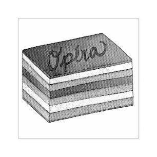 Tampons Encreurs Opéra Cake Pâtisserie Pâtisserie française Dessert