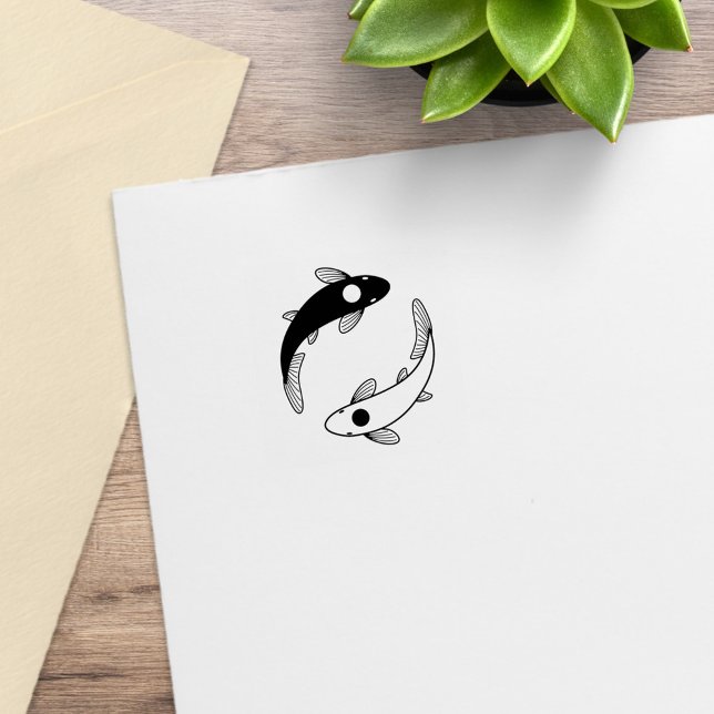 Tampons Encreurs Paire de poisson Yin-Yang Koi 2 (Créateur téléchargé)