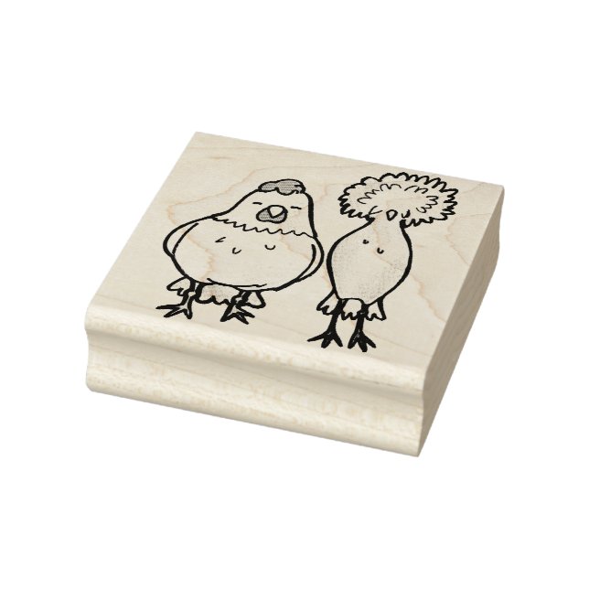 Tampons Encreurs Paire de Timbre de poulets (Tampon)