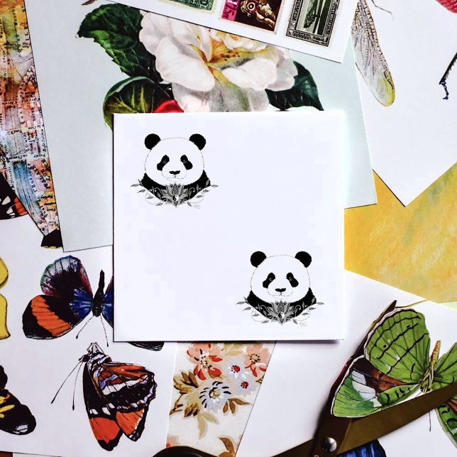 Tampons Encreurs Panda Bear Lotus (Créateur téléchargé)