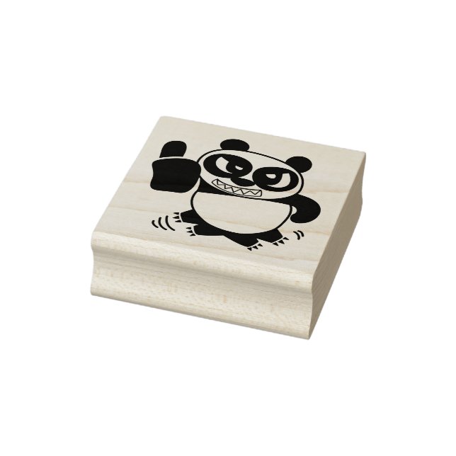 Tampons Encreurs Panda Face En Colère Donne COMME (Tampon)