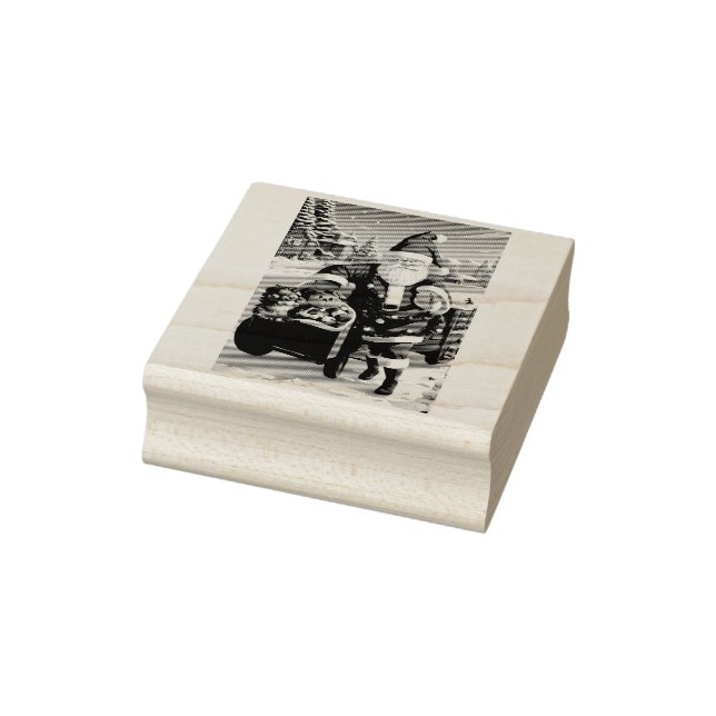 Tampons Encreurs Panier de timbre père Noël (Tampon)