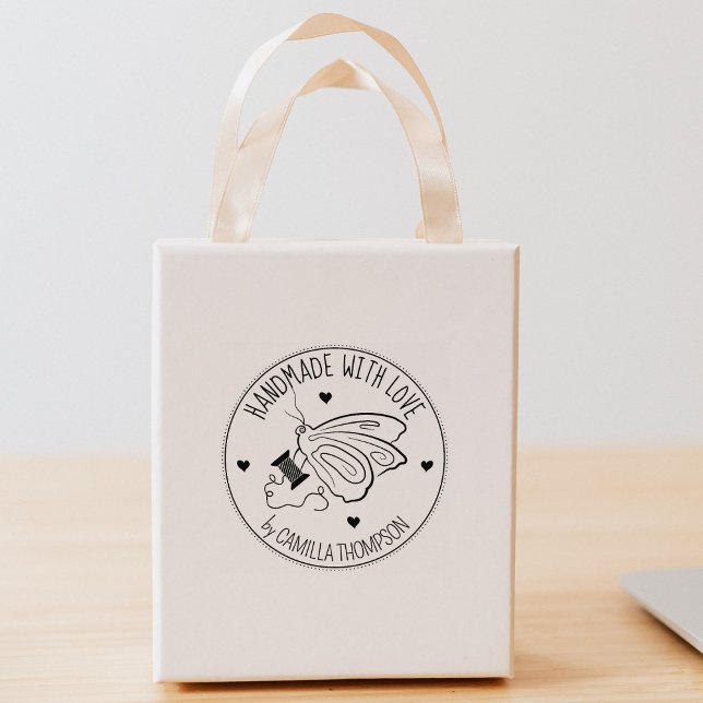 Tampons Encreurs Papillon à coudre personnalisé fait main avec amou (Créateur téléchargé)