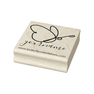 Tampons Encreurs Papillon de signature de dessin d'art en ligne de 