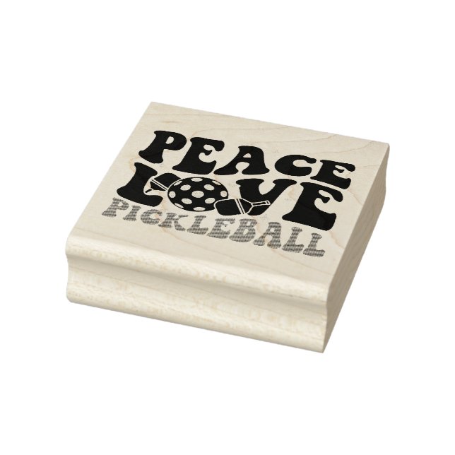 Tampons Encreurs Peace Love Pickleball (Tampon)