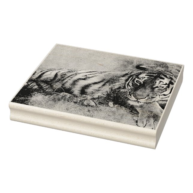 Tampons Encreurs Peinture sur tigre (Tampon)