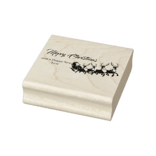 Tampons Encreurs Père Noël Reindeers Joyeux Noël