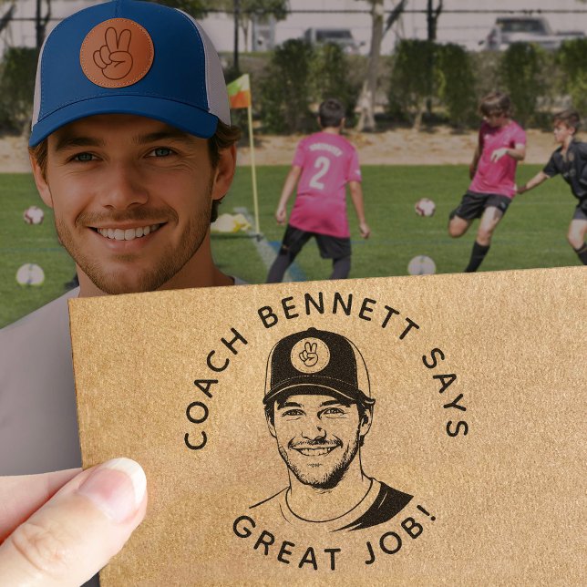 Tampons Encreurs Personalized Teacher Stamp With Custom Photo Stamp (Créateur téléchargé)