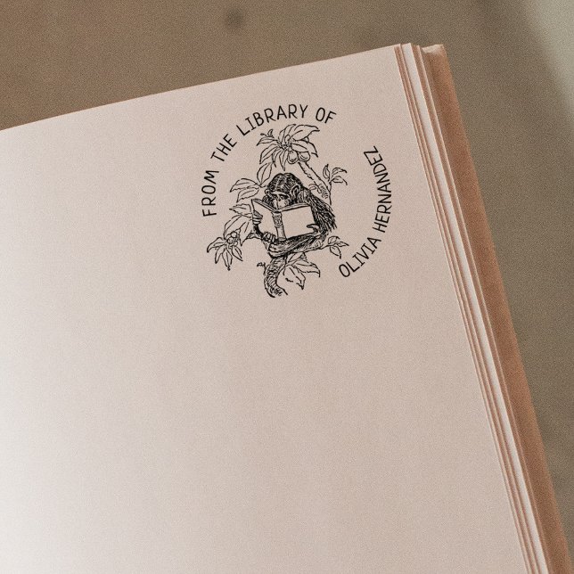 Tampons Encreurs Personnalisé À Partir De La Bibliothèque De, Livre (Créateur téléchargé)
