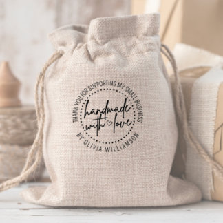 Tampons Encreurs Personnalisé Avec Merci D'Amour Petite Entreprise