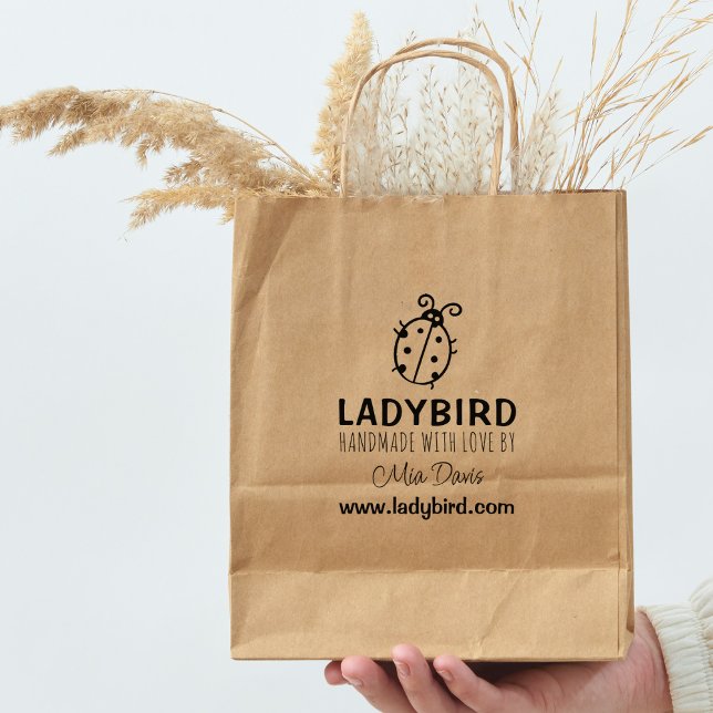Tampons Encreurs Personnalisé fait à la main avec amour, Cute Ladyb (Créateur téléchargé)