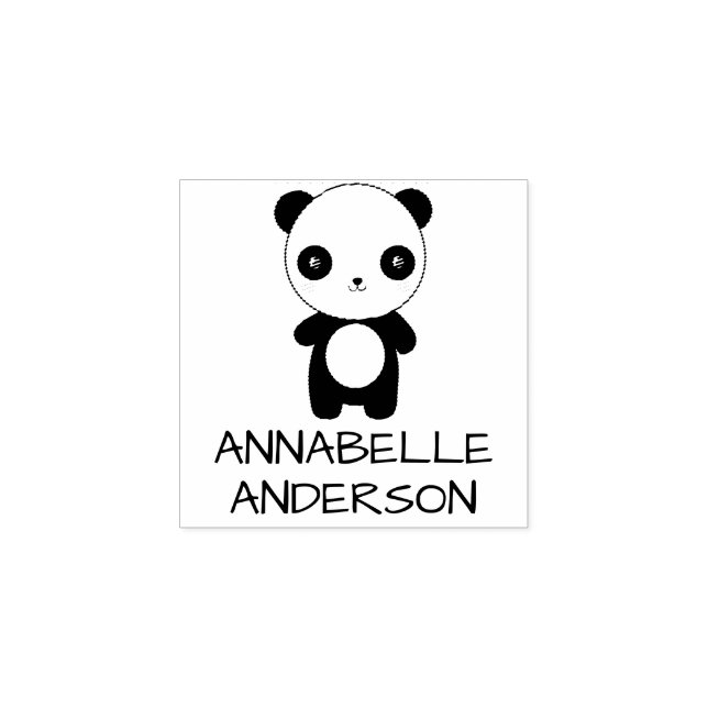 Tampons Encreurs Personnaliser Panda (Impression)