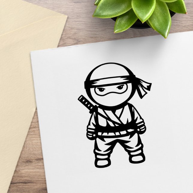 Tampons Encreurs Petit guerrier ninja (Créateur téléchargé)