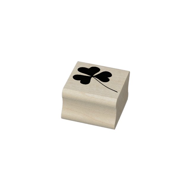 Tampons Encreurs Petit Shamrock irlandais feuille florale - longue  (Tampon)