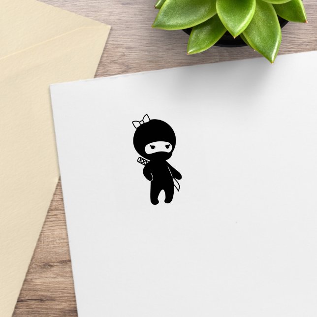 Tampons Encreurs Petite fille ninja 1x1 (Créateur téléchargé)