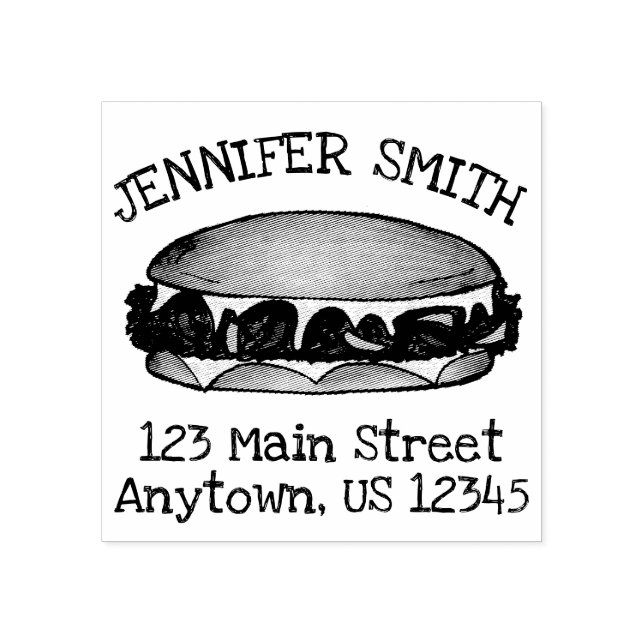 Tampons Encreurs Philadelphia Philadelphia Fromage Steak Sandwich (Impression)