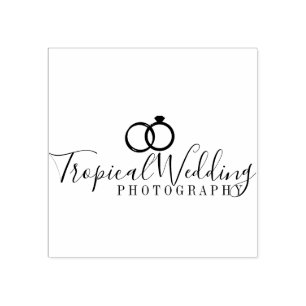 Tampons Encreurs Photographie mariage logo anneau Artist Studio