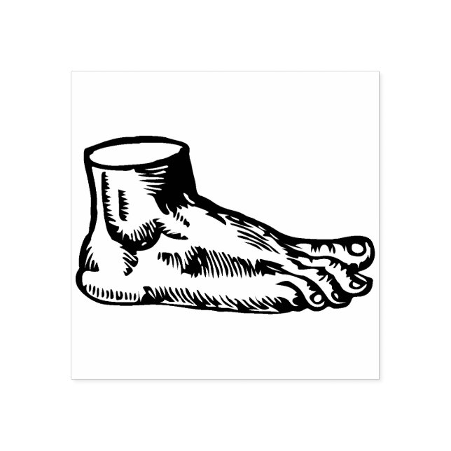 Tampons Encreurs Pied humain (Impression)