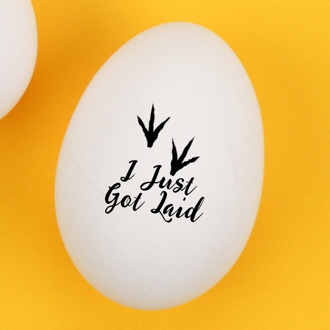 Tampons Encreurs Pieds de poulet "je viens de tomber" Oeuf (Créateur téléchargé)