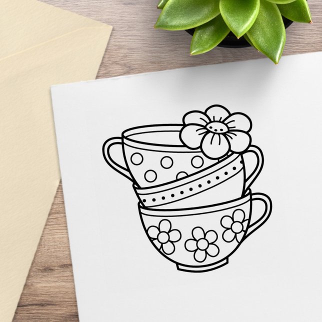 Tampons Encreurs Pile de tasses (Créateur téléchargé)