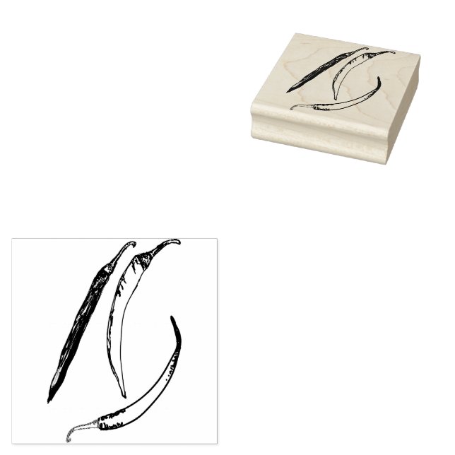 Tampons Encreurs Piments chauds (Tamponné)