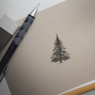 Tampons Encreurs Pin, arbre à feuillage persistant, arbre de Noël