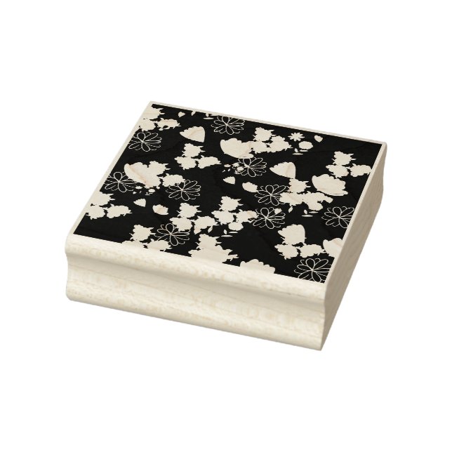 Tampons Encreurs pink flowers (Tampon)