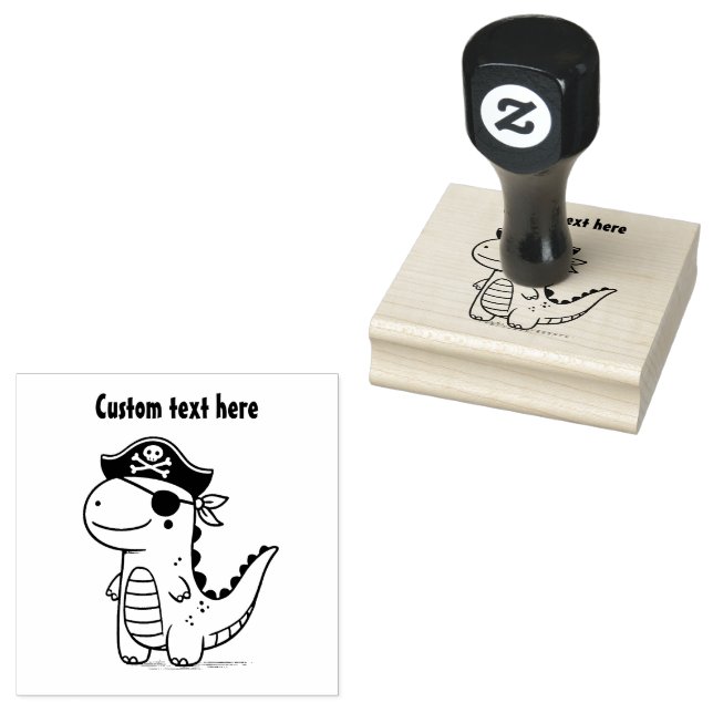 Tampons Encreurs Pirate Dinosaur (Tamponné)