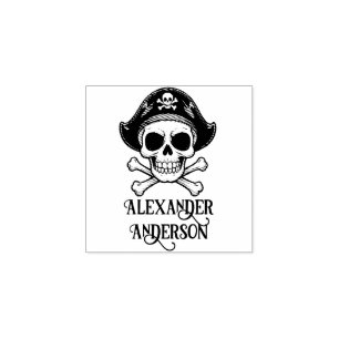 Tampons Encreurs Pirate Skull Personnaliser