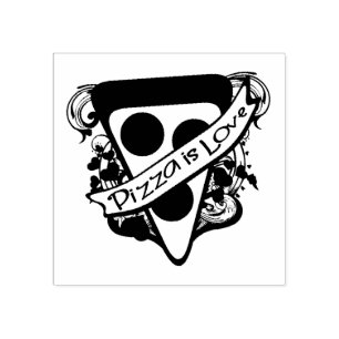 Tampons Encreurs Pizza est l'amour