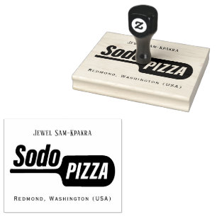 Tampons Encreurs Pizza Sodo LOGO personnalisée