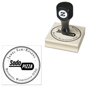 Tampons Encreurs Pizza Sodo LOGO personnalisée