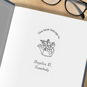 Tampons Encreurs Plaque d'arrosage de jardin avec fleurs