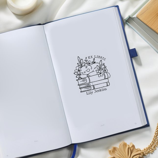 Tampons Encreurs Plaque de chat florale (Créateur téléchargé)