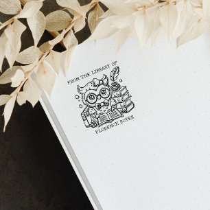 Tampons Encreurs Plaque de réservation Cute Owl