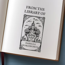 Plaque de réservation Fairy Castle sur mesure