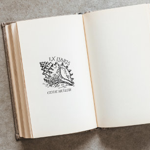 Tampons Encreurs Plaque d'enregistrement personnalisée Sea Shell Ex