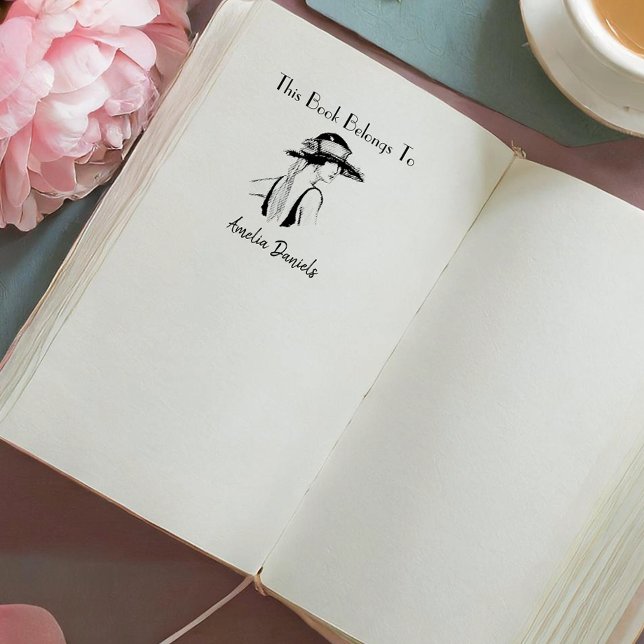 Tampons Encreurs Plaque-livre pour fille Flapper personnalisée des  (Créateur téléchargé)