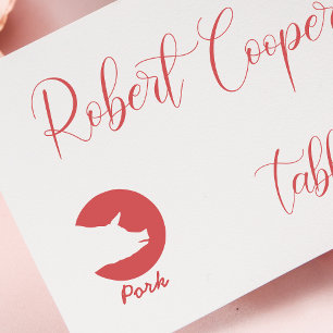 Tampons Encreurs Plat minimaliste pour Mariage de porc