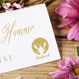 Tampons Encreurs Plats minimalistes pour Mariages de fruits de mer