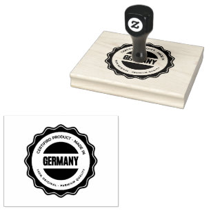 Tampons Encreurs Poignée en bois durable made in Germany Texte