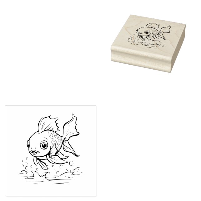 Tampons Encreurs Poisson (Tamponné)