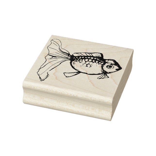 Tampons Encreurs Poisson rouge fantaisie (Tampon)