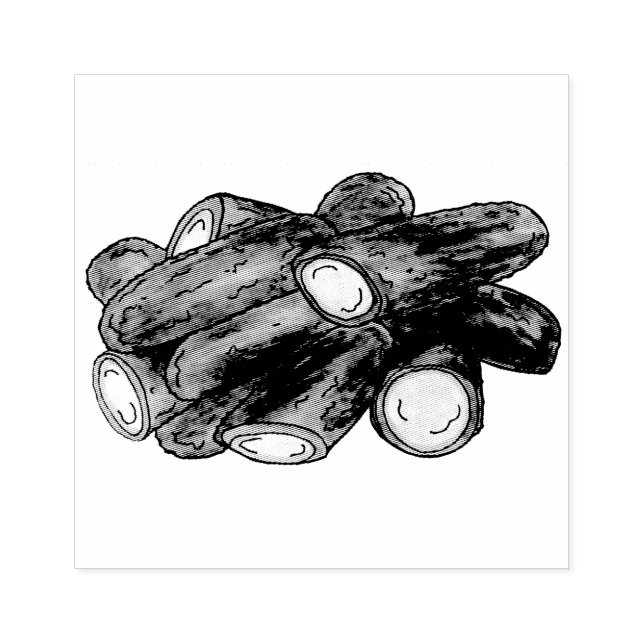 Tampons Encreurs Poivron de Jalapeño frit vert Jalapeno chaud poivr (Impression)