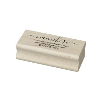 Tampons Encreurs Police de caractères script écriture manuscrite Si