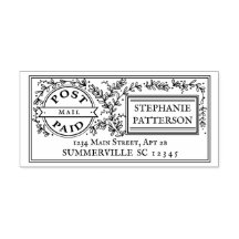 Post payé Floral Postal Elegant Adresse de retour