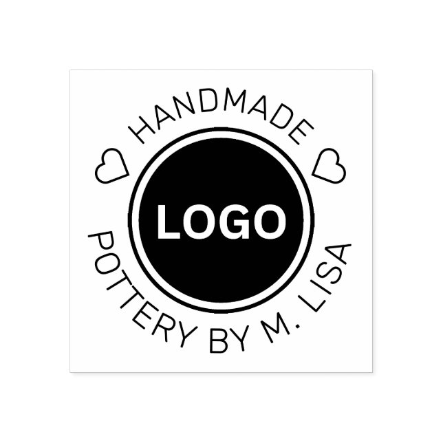 Tampons Encreurs Poterie Texte courbe artisanal (Impression)