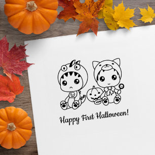 Tampons Encreurs Premier costume de bébé chat dragon pour Halloween