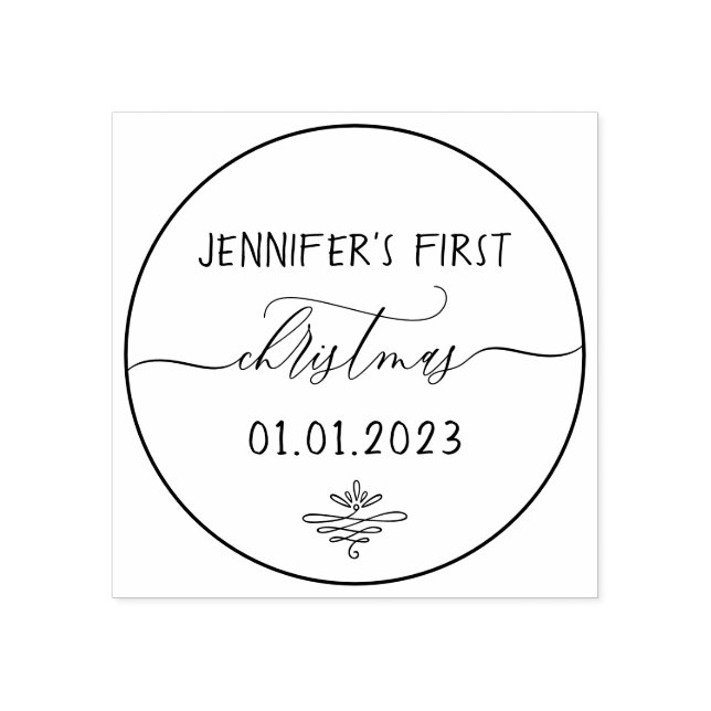 Tampons Encreurs Première signature de Noël (Impression)