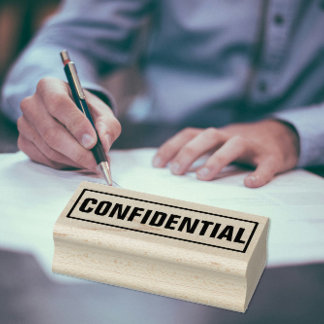 Tampons Encreurs Preuve confidentiel aide du bureau de crime